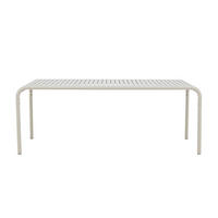 GARTENTISCH, Borneo, Beige, Metall, 100 x 200 x 75 cm - Beige, Metall (200/100/75cm) - ebuy24
