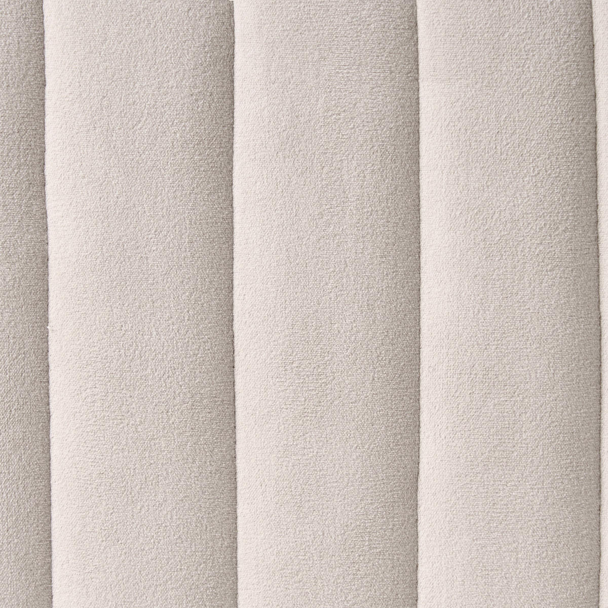 TABURET catifea alb crem Utah - alb, material textil (47/43/47cm) - Beliani