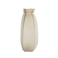 VASE Veliko Braun Ø24,5/50,5 cm - Braun, Glas (50.5cm) - Light & Living