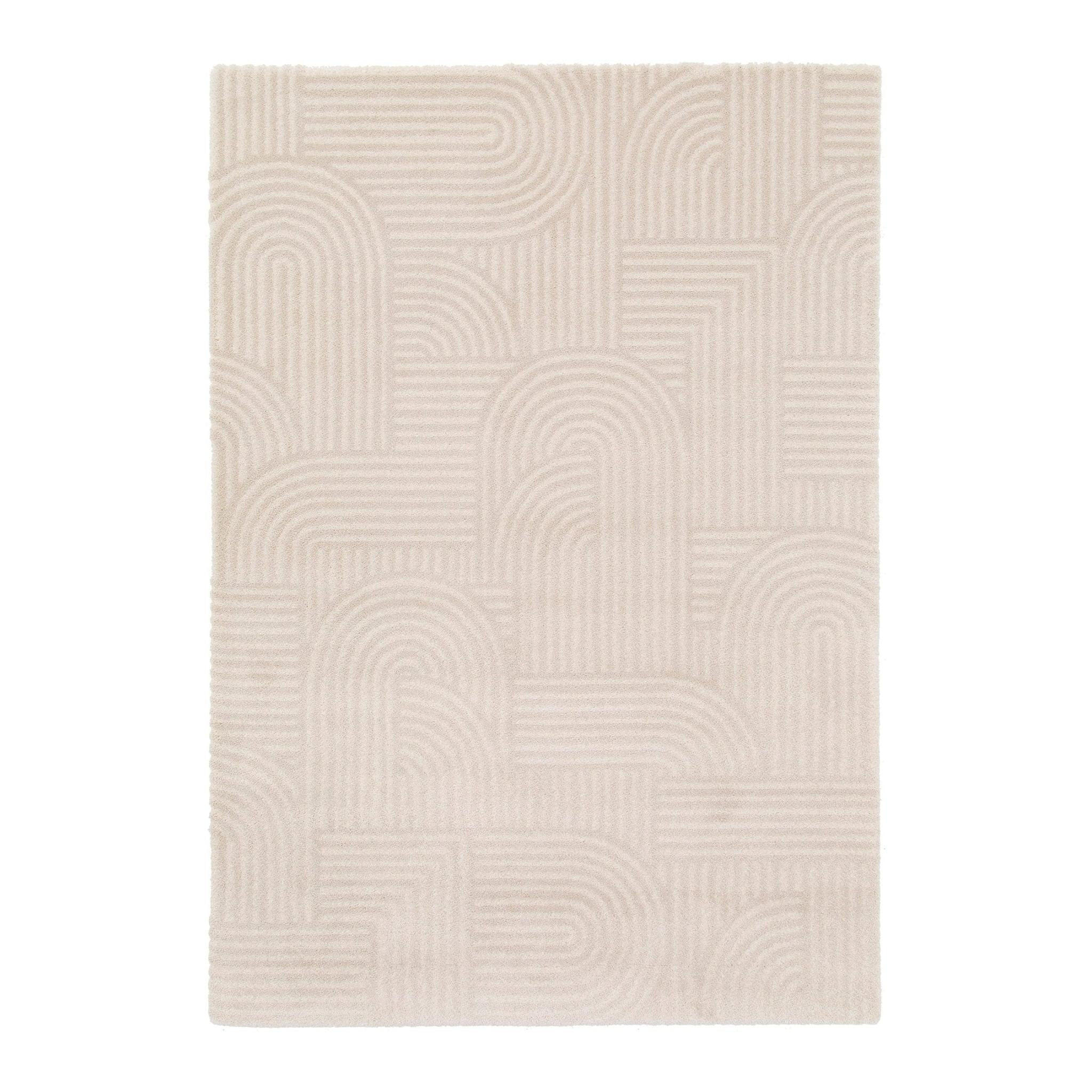 TEPPICH Design weich komfortabel beige - Beige, Textil (80/150cm) - AFK Living