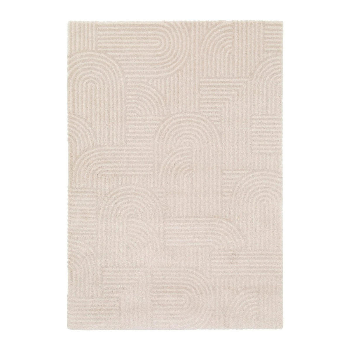 TEPPICH Design weich komfortabel beige - Beige, Textil (80/150cm) - AFK Living