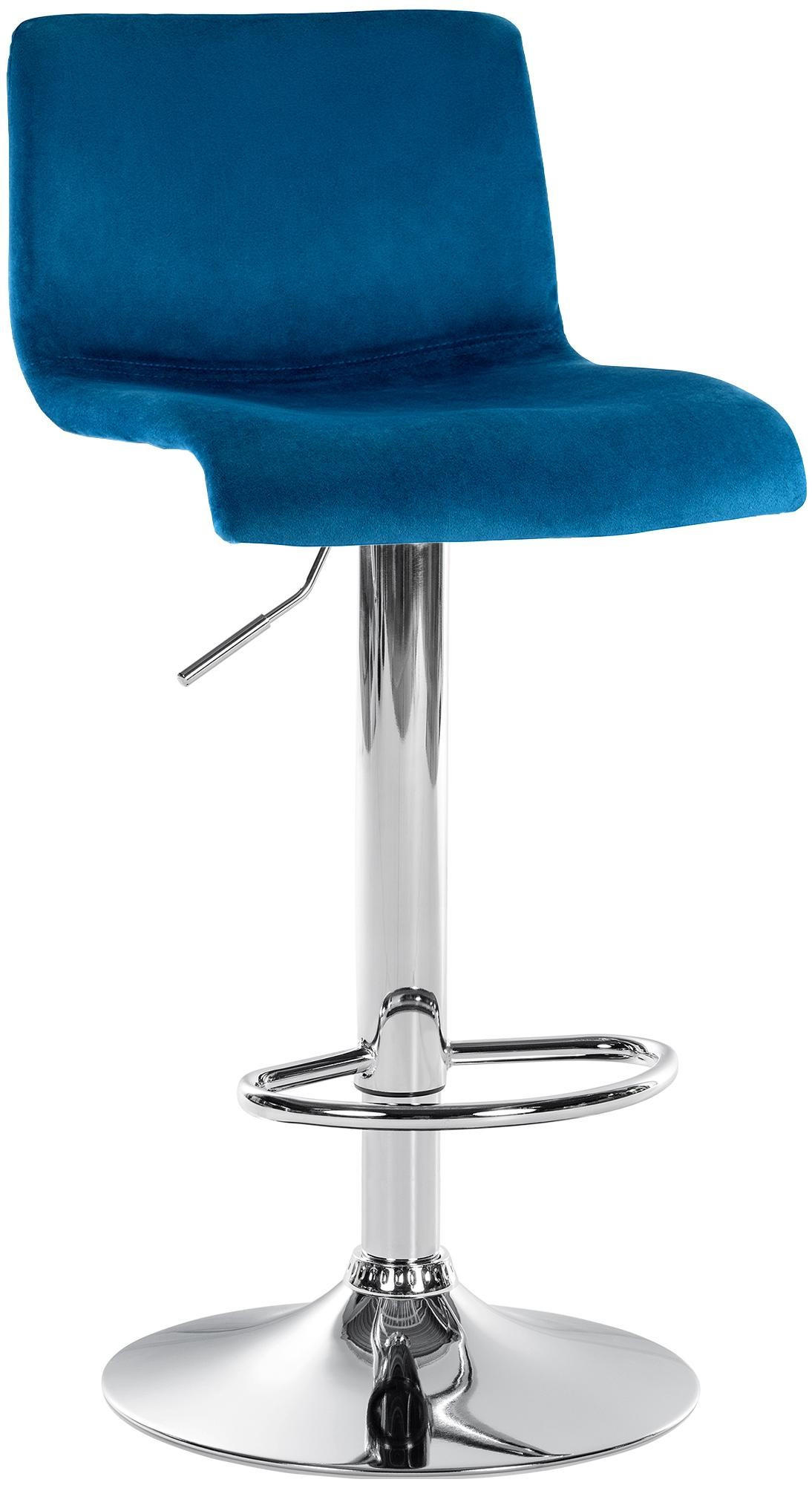 BARHOCKER Hover 83x39x36 cm Blau - Blau, Textil (39/83/36cm) - furnicato