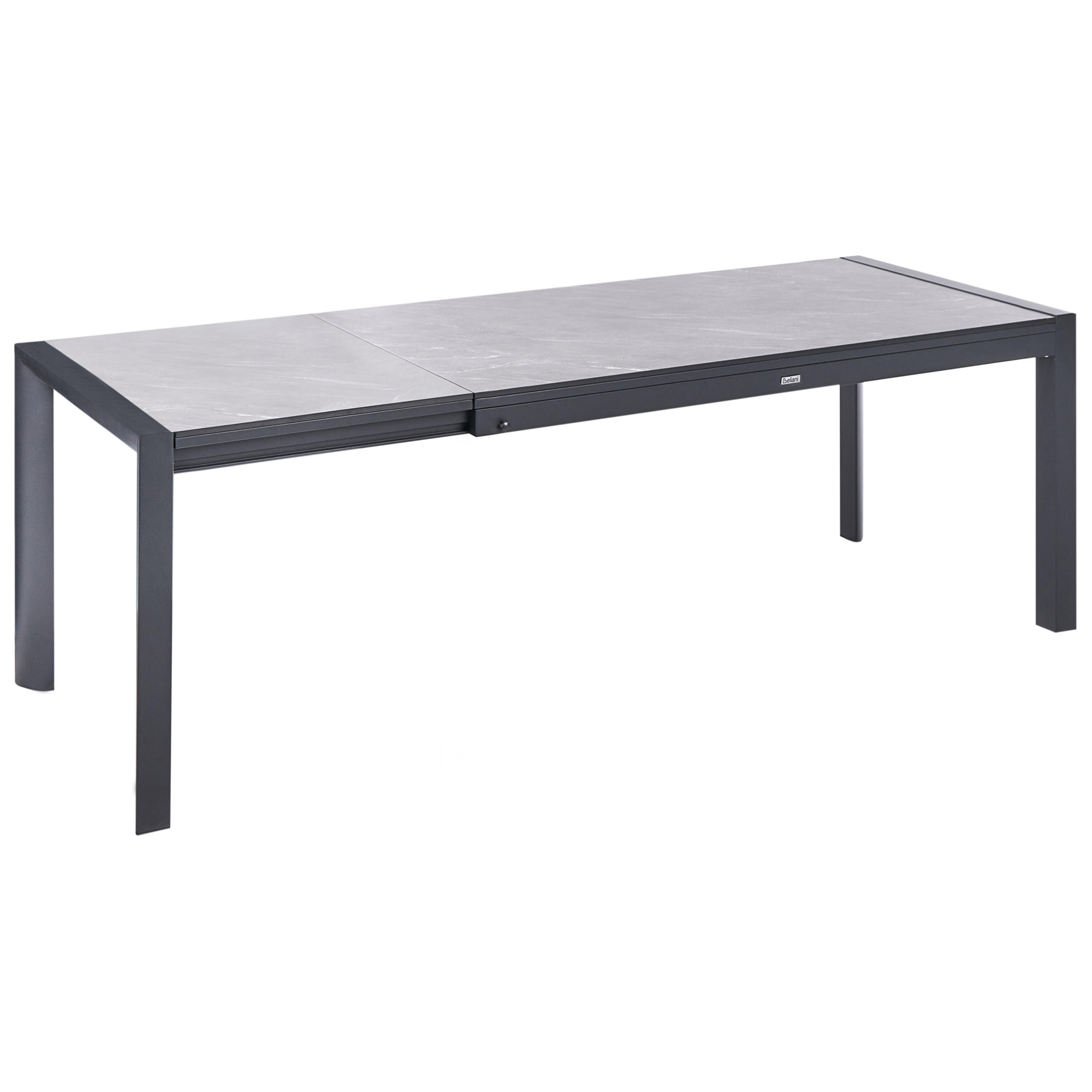 Beliani ROZKLÁDACÍ ZAHRADNÍ STŮL 160/220 cm 90 cm Šedý Binasco