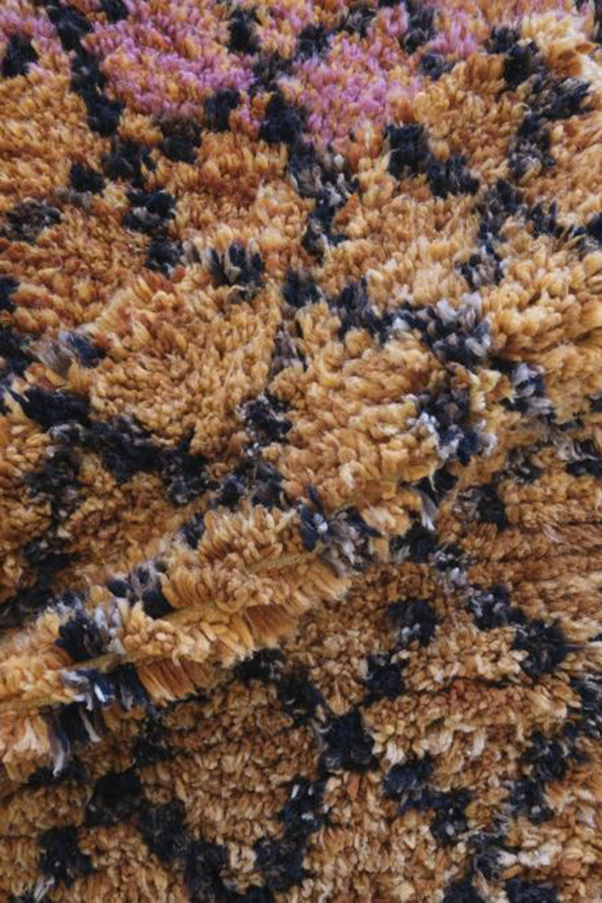 BERBERTEPPICH aus reiner Wolle 165x 294 cm - Orange, Naturmaterialien (165/294cm) - AFK Living