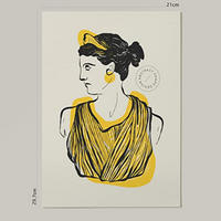 POSTER Artemis A4 Rahmenlos - Klar, Papier (29.7/5/21cm) - Nacnic