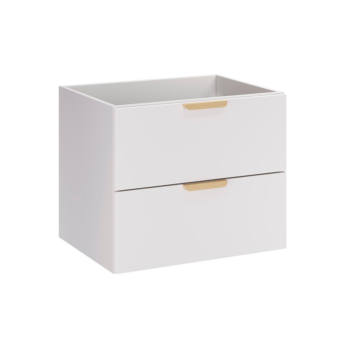 WASCHTISCHUNTERSCHRANK 60cm Oria Weiß - Weiß, Holzwerkstoff (60/50/45.5cm) - Petits-meubles