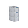 EUROBOX 3x Nextgen Color 32x40x60cm 65 Liter Griffe Blau Offen - Blau, Kunststoff (40/22/60cm) - PROREGAL