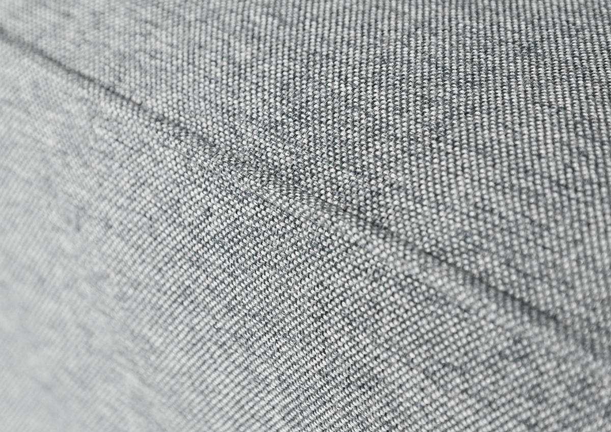 KÜCHENSOFA Webstoff 188x78x97 grau EDINBURGH - Grau, Kunststoff (188/97/78cm) - Massivmoebel24