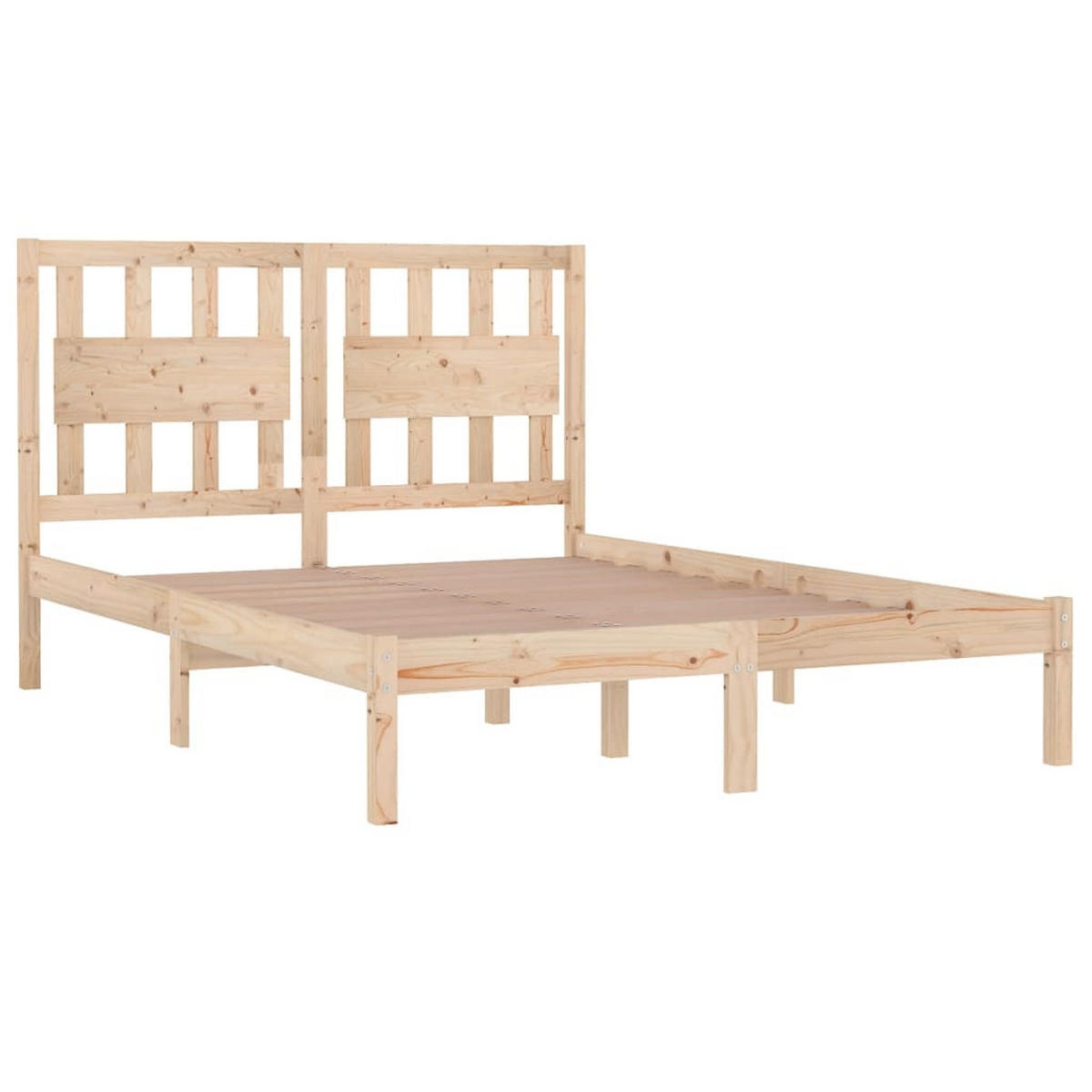 BETT Kolar 165.5/205.5 cm - Braun, Holz (160/200cm) - Nettlife