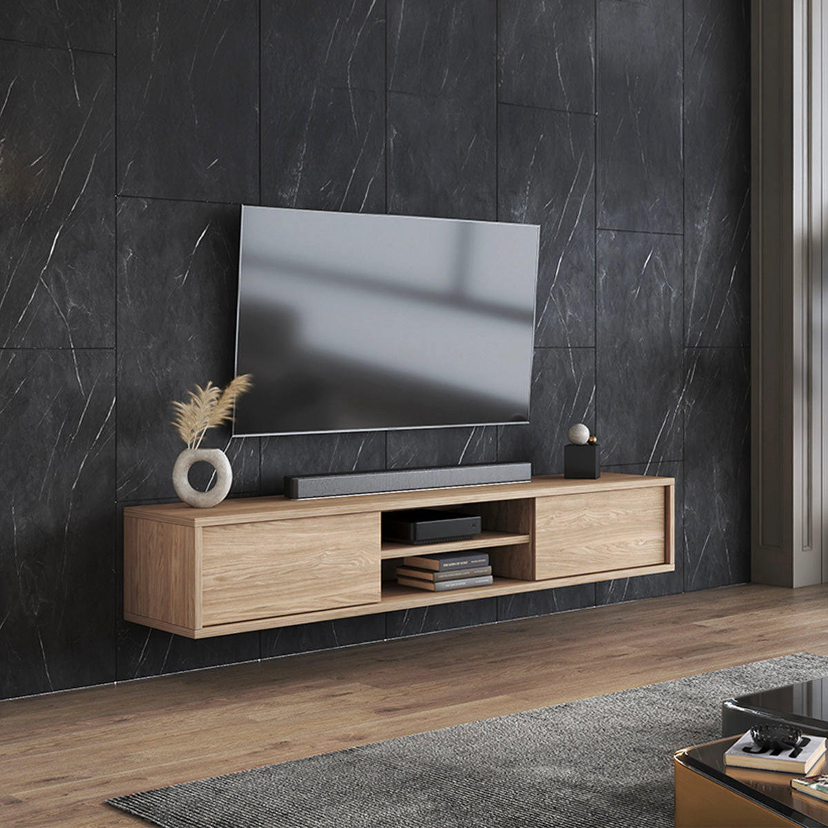 TV ORMARIĆ Idra Drvo - smeđa, drvni materijal (180/32/36cm) - Petits-meubles
