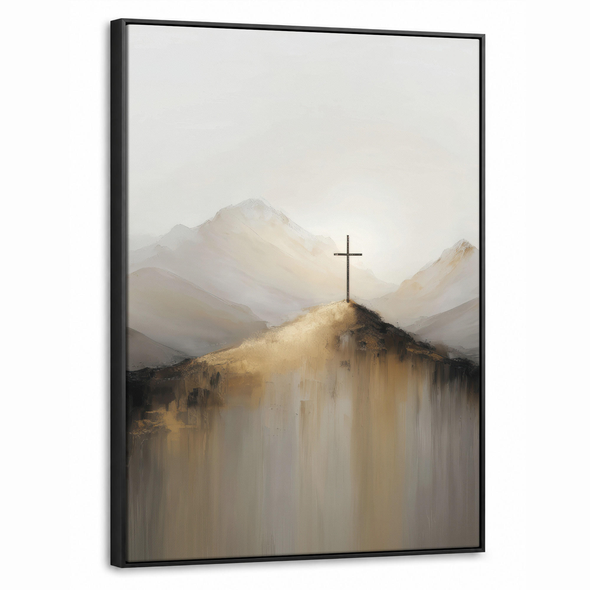 MuchoWow Leinwand Beige 70x100 cm
