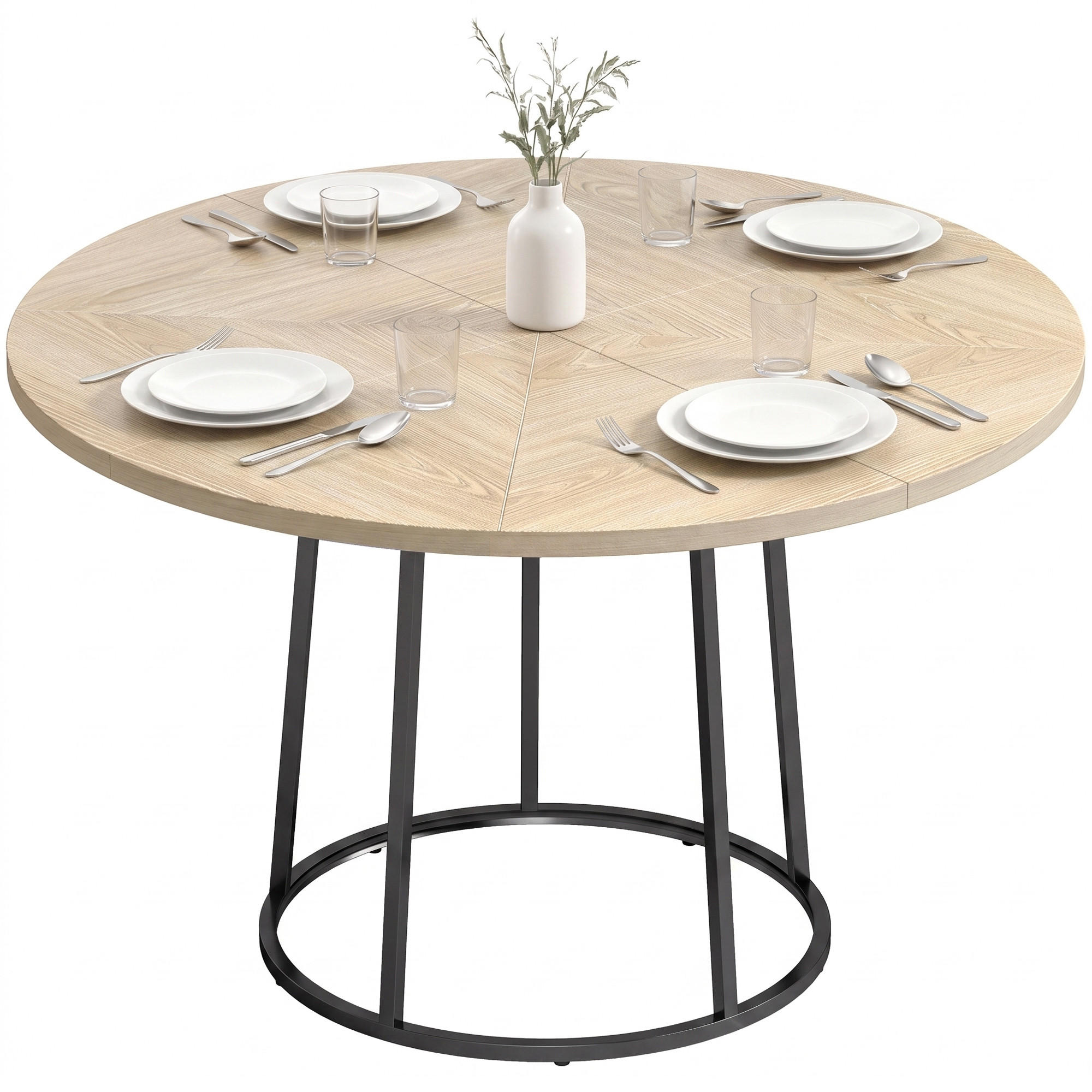 Pangivo Esstisch Natur 120x75x120 cm