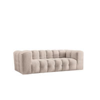 SOFA 3-Sitzer, Komfort, BALOO, Stoff Schenille, Beige - Beige, Holz (222/75/106cm) - Kaiser Möbel