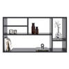 WANDREGAL MILANO Schwarz 109,2/18/60 cm - Schwarz, Holzwerkstoff (109.2/60/18cm) - Matkam Möbel
