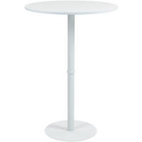 STEHTISCH rund 75 cm Holz weiß/weiß - Weiß, Holz/Metall (75/75/110cm) - CLP