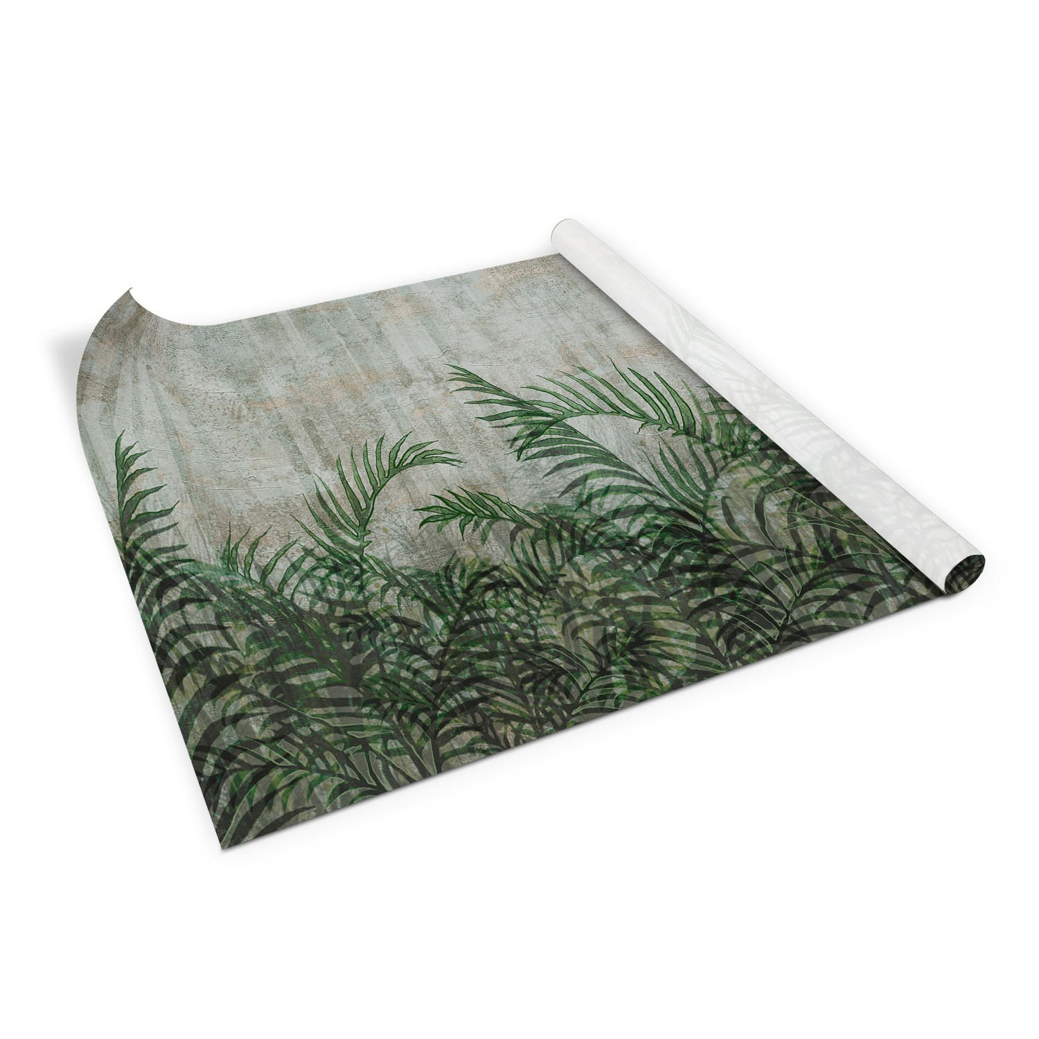 MÖBELAUFKLEBER 100x50 cm Loft-Farnblätter - Grün, Kunststoff (100/50/50cm) - TULUP