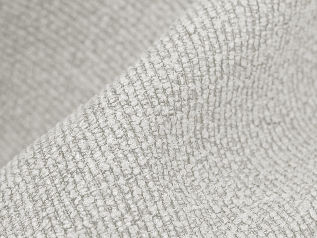 SOFAELEMENT Bouclé Stoff Weiß - Schwarz/Weiß, Holzwerkstoff/Kunststoff (70/75/94cm) - Makamii