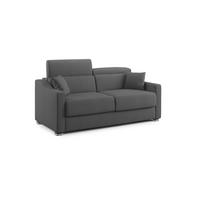 SCHLAFSOFA Amber - Anthrazit, Textil (191/100/98cm) - Divani.store