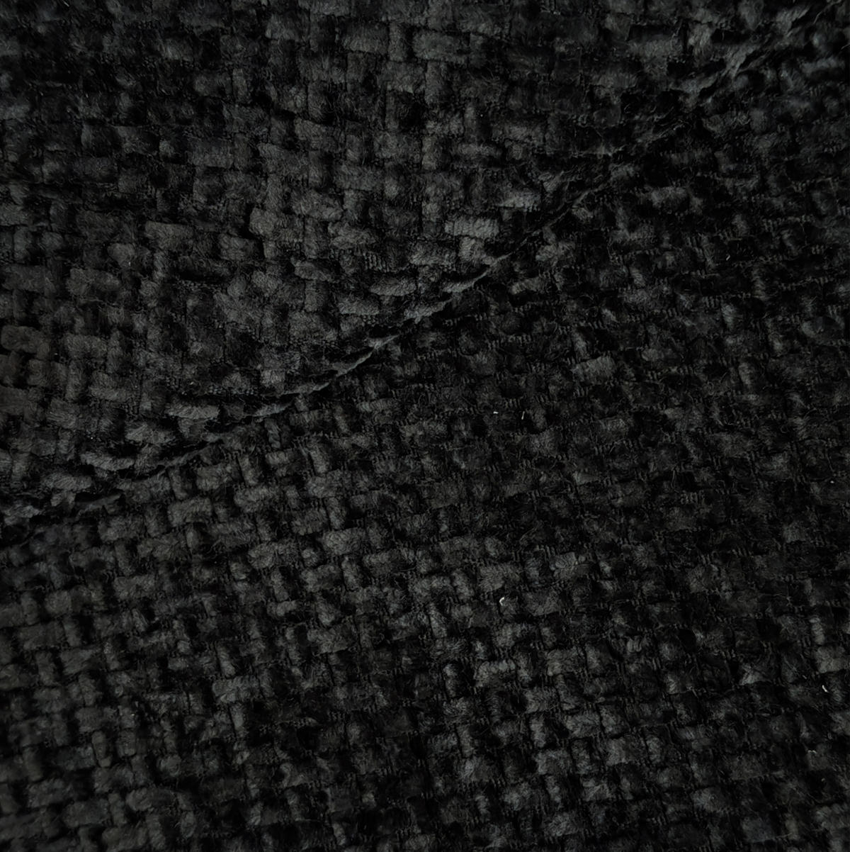 ECKSOFA 266/168/85 cm schwarz aus Stoff mit modularer Form und ohne Montage - Schwarz, Textil (168/266cm) - OKWISH