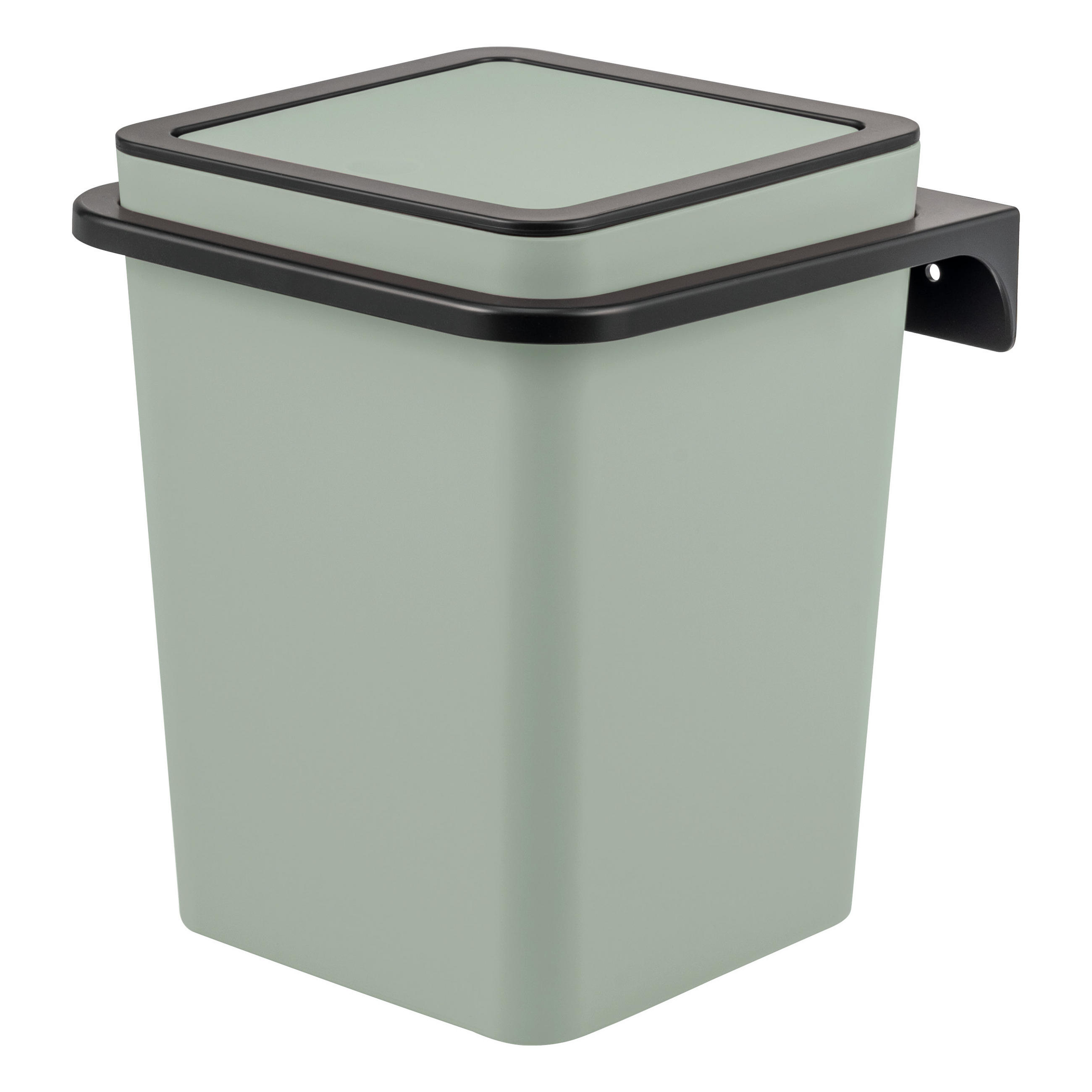 KOSMETIKEIMER SAVONA SOFTTOUCH 6 Liter, salbei - Salbeigrün, Kunststoff (20.5/25/21.5cm) - bremermann