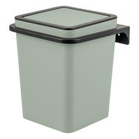 KOSMETIKEIMER SAVONA SOFTTOUCH 6 Liter, salbei - Salbeigrün, Kunststoff (20.5/25/21.5cm) - bremermann