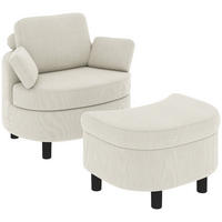 SESSEL Creme 85.5/69.0/78.0cm - Creme, Textil (69/78/85.5cm)