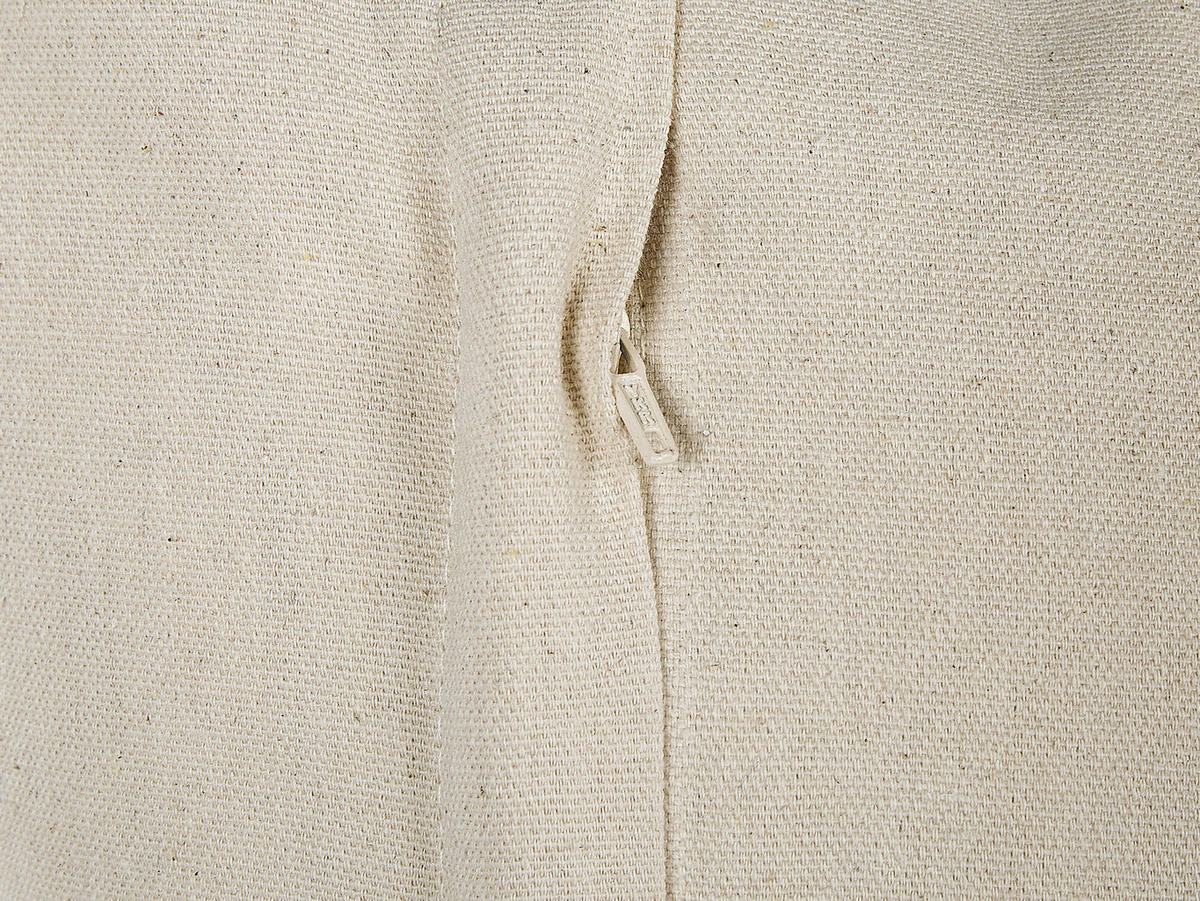 DEKOKISSEN 2er-Set Senfgelb 45/45 cm Alcea - Dunkelgelb, Naturmaterialen/Textil (45/45cm) - Beliani
