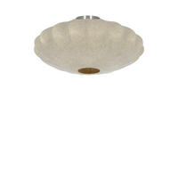DECKENLEUCHTE Fay Braun Ø50/22 cm - Braun, Kunststoff (50/50/22cm) - Light & Living