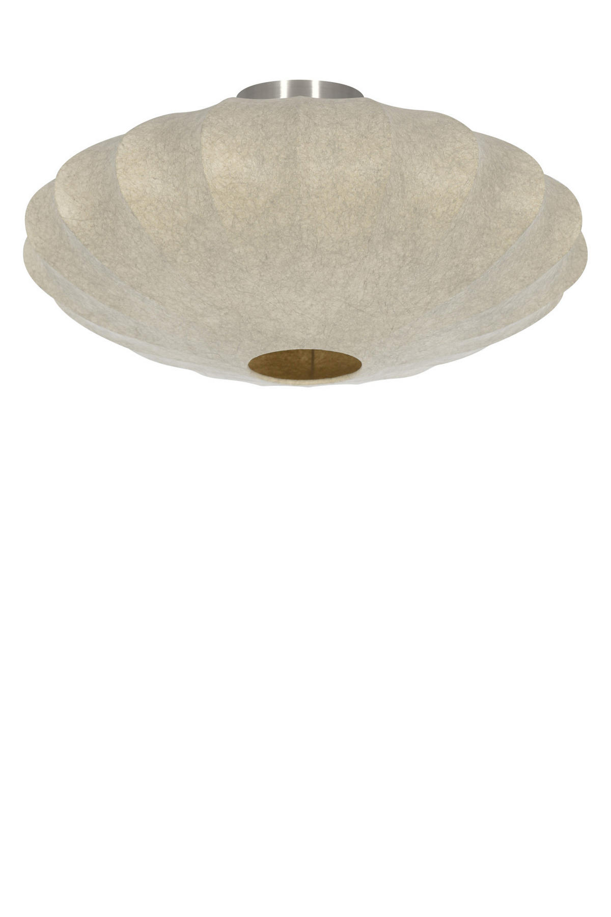 DECKENLEUCHTE Fay Braun Ø50/22 cm - Braun, Kunststoff (50/50/22cm) - Light & Living