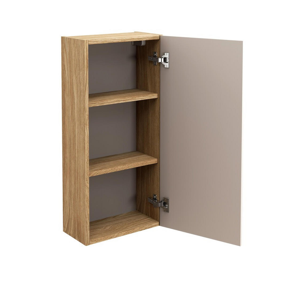 BADMÖBEL-SET 7 Teile Luxor Beige L BM142 in Eiche geölt/Beige - Eichefarben/Beige, Holz (90/170/46cm)