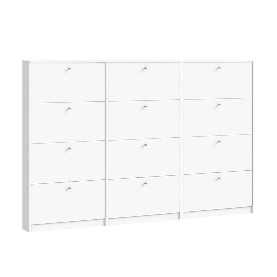 SCHUHKIPPER weiß - Weiß, Holzwerkstoff (225/148/17cm) - ebuy24