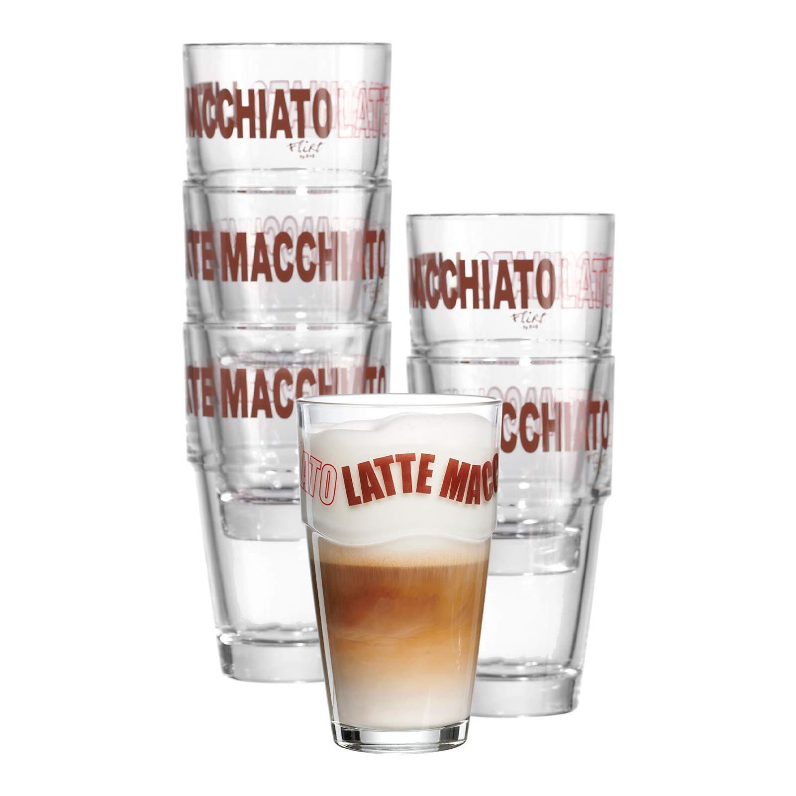 LATTE MACCHIATO GLÄSER Figaro transparent 320 ml 6er Set - Transparent, Glas (0.32L) - Ritzenhoff Breker