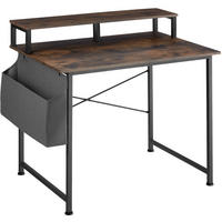 SCHREIBTISCH Thornton, 120 x 60 x 110 cm, Industrial Holz dunkel, rustikal - Rostfarben, Holzwerkstoff (60/120/90cm) - tectake