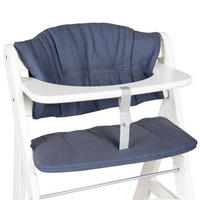 KINDERSTUHLPOLSTER Hochstuhl Sitzkissen Set für Hauck Alpha - Blau, Textil (27/7/38cm) - Hoppediz