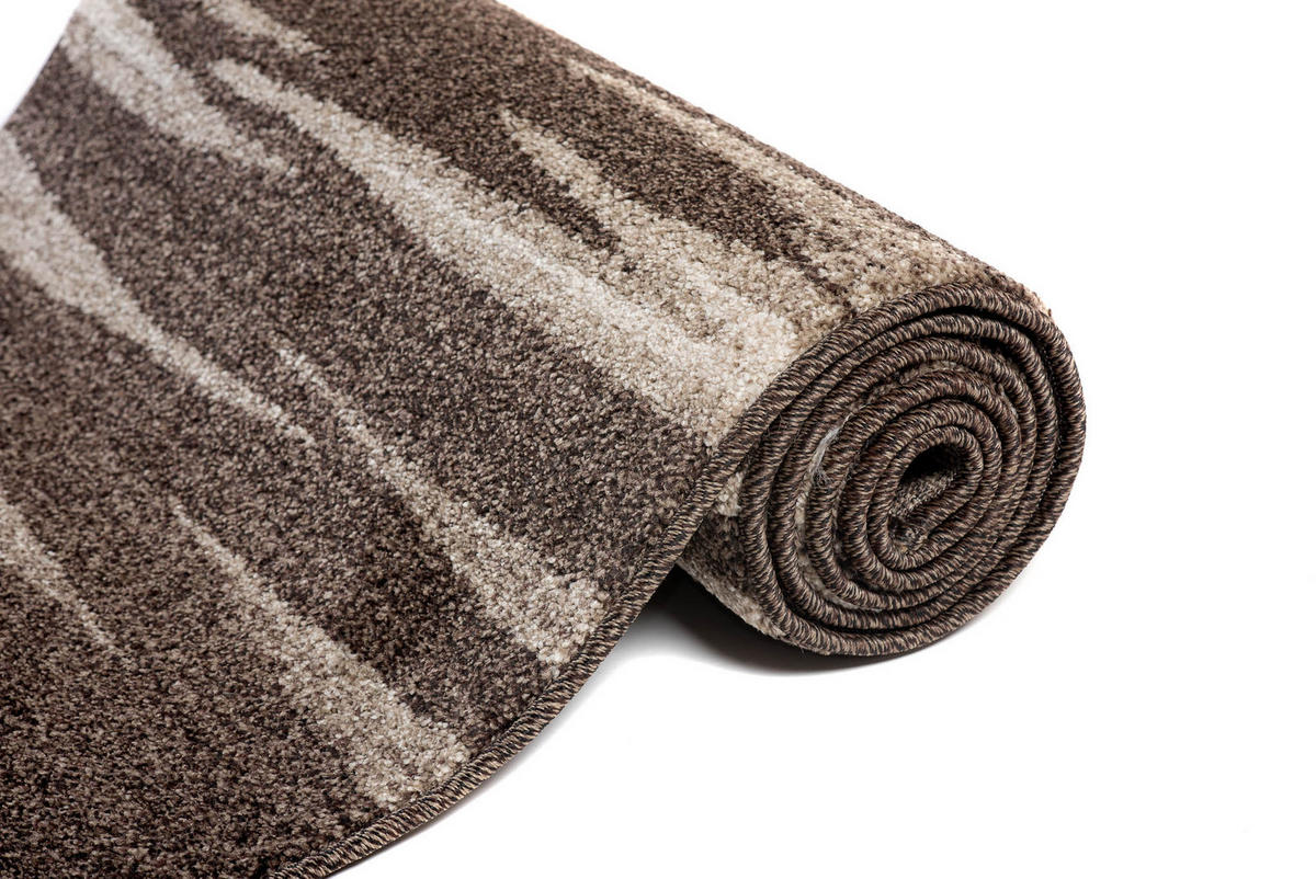 LÄUFER SARI Dunkelbraun 90/1100 cm - Dunkelbraun, Textil (90/1100cm) - Tapiso