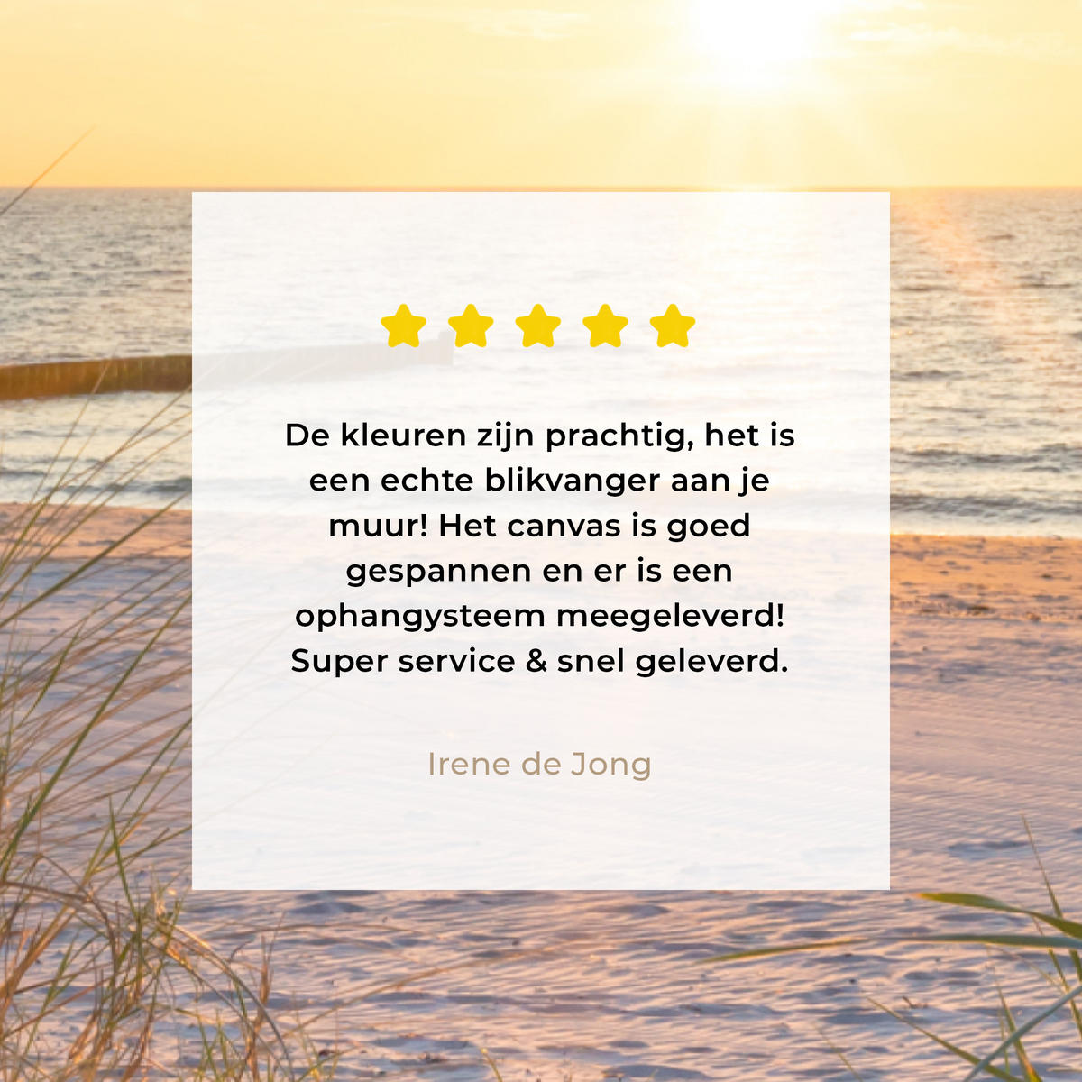 LEINWANDBILD Strand - Sonne - Düne - Gras - Sand - Horizont Wanddeko 40x60 cm - Hellblau, Textil (40/60cm) - MuchoWow