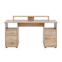 SCHREIBTISCH Fox Large 86x150x70 cm mit Flügeltür Eiche - Eichefarben, Holz (70/150/86cm) - PROREGAL