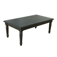 COUCHTISCH mit 2 Schubladen, schwarz - Weiß, Holzwerkstoff (135/75/51cm) - ebuy24