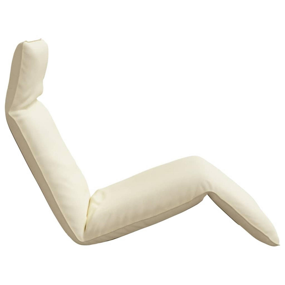 SONNENLIEGE Klappbar Creme 175/54/8.5 Cm Oxford-Gewebe - Creme, Textil (175/8.5/54cm) - vidaXL