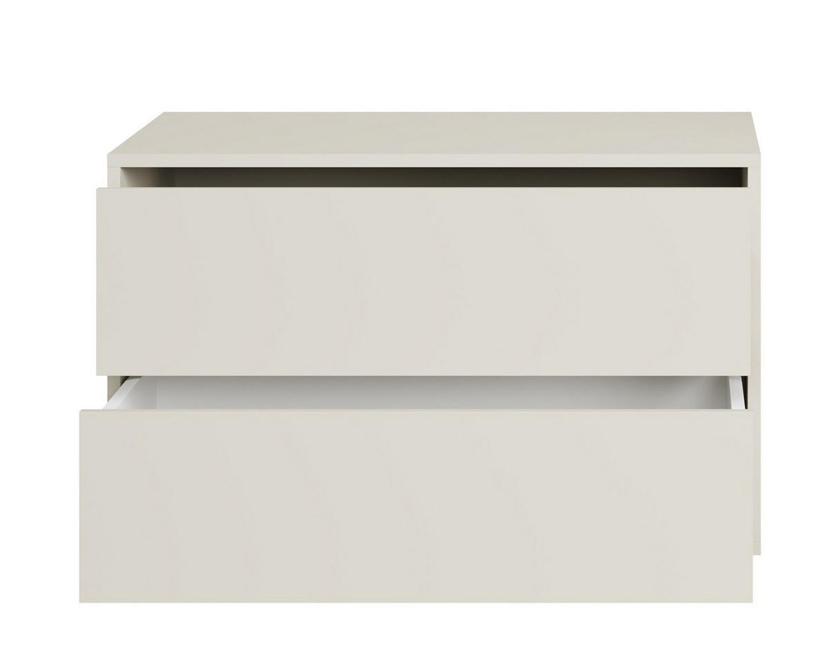 WASCHBECKENUNTERSCHRANK Mali 2 Schubladen Cashmere - 80 x 46 x 49 cm - Kaschmir, Holz (80/46/49cm) - Badplaats