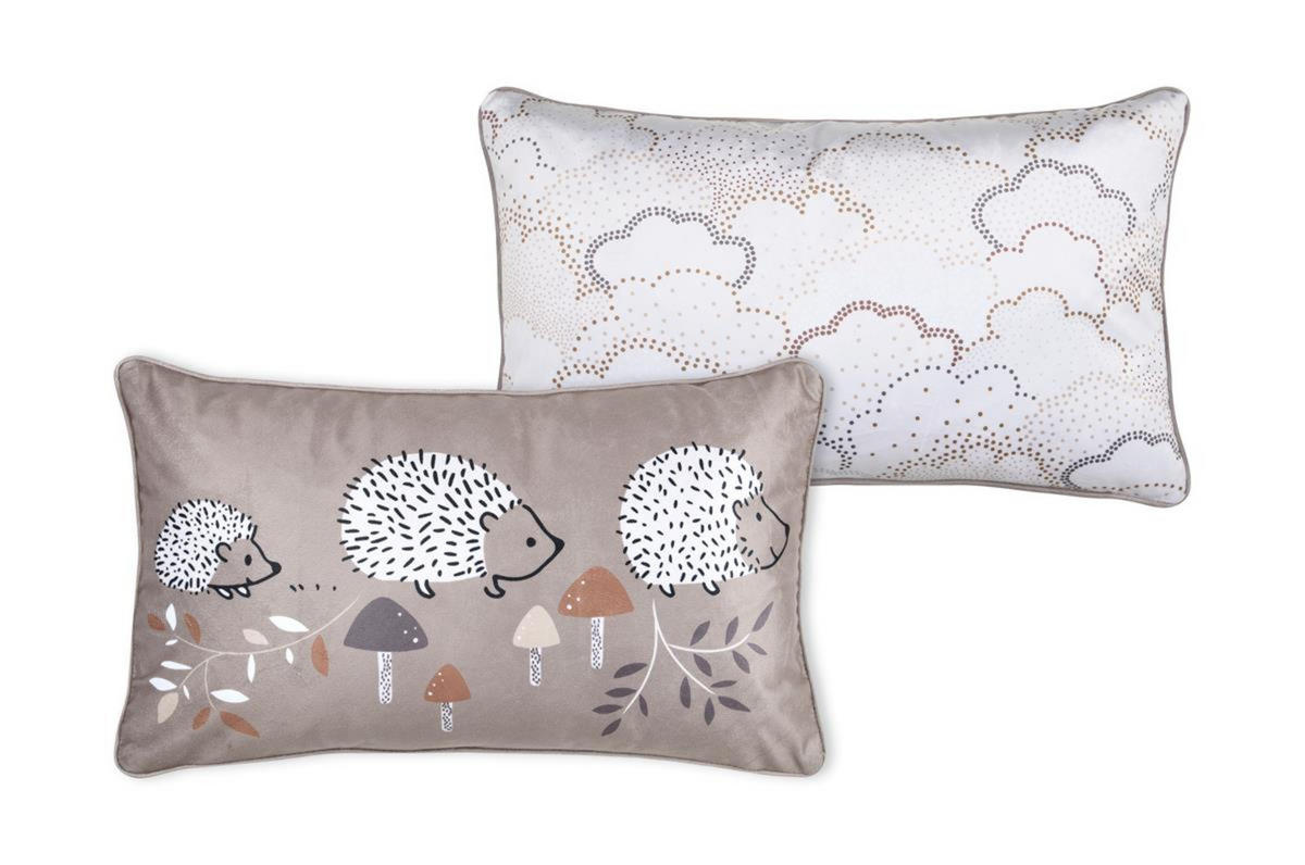 KINDERKISSEN Igel Gabin 50/30 cm - Beige, Textil (30/50cm)