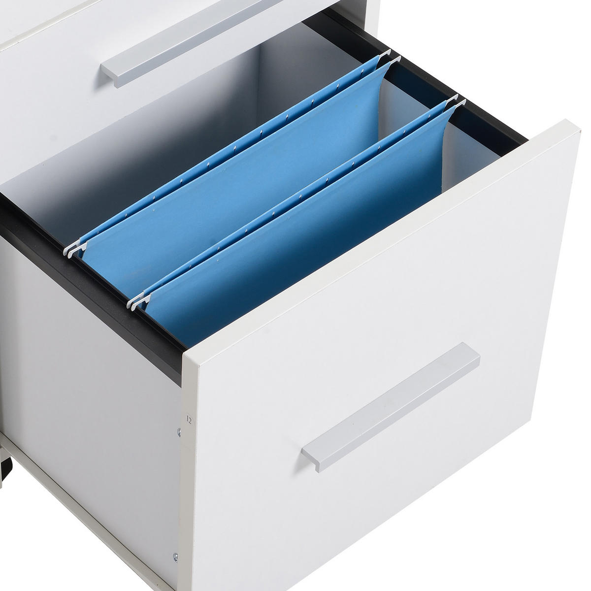 ROLLCONTAINER DE-14486 Weiß - Weiß, Holzwerkstoff (40/65/39cm) - ComfortXL