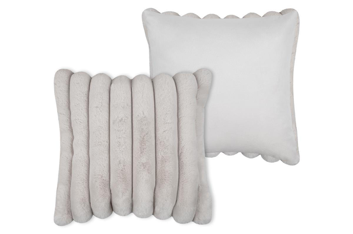 DEKOKISSEN Polary 45/45 cm - Grau, Textil (45/45cm)