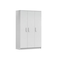 KINDERKLEIDERSCHRANK INGE 19 120/192/50 cm Weiß/Weiß - Weiß, Holzwerkstoff (120/192/50cm) - Deine Möbel 24