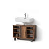 WASCHBECKENUNTERSCHRANK Fucino Antikholz 80 x 54 cm - Eichefarben, Holzwerkstoff (80/54/32cm) - Livinity®