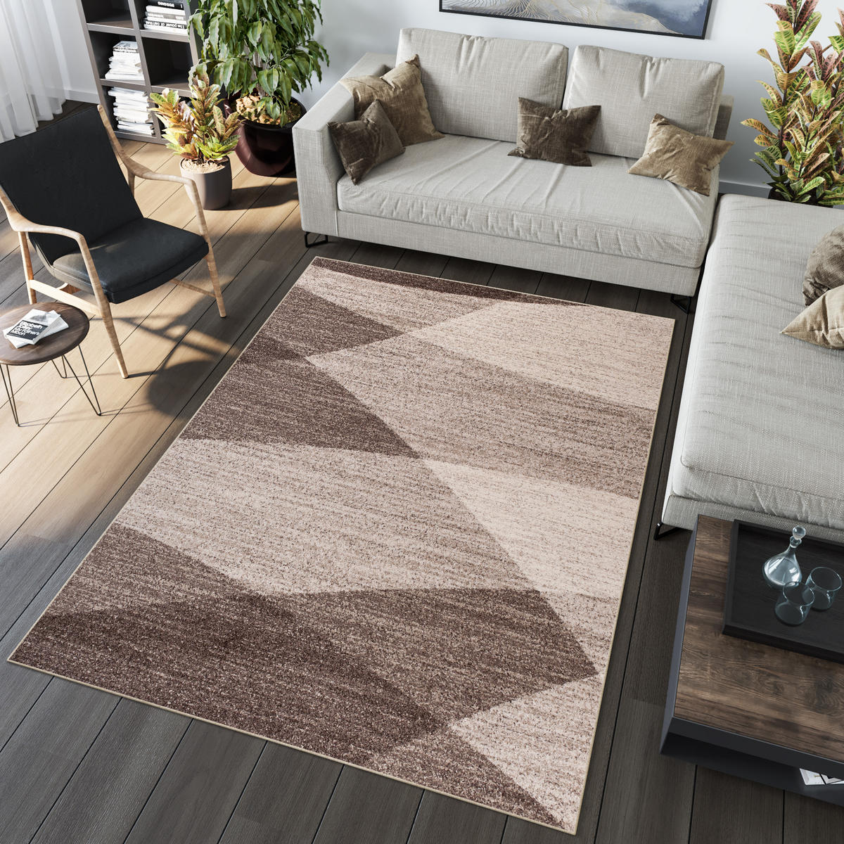 TEPPICH SARI Beige 120/170 cm - Beige, Textil (120/170cm) - Tapiso