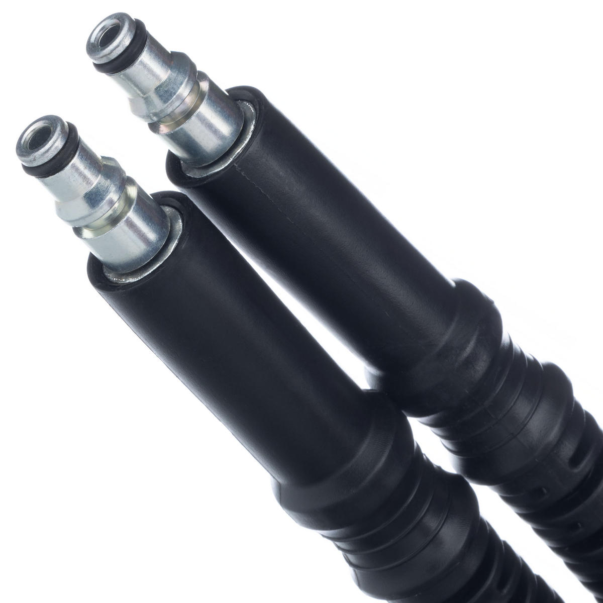 SCHLAUCH 10 m Quick-Connect - Hochdruck, max. 200 bar, 60 °C, Nylongeflecht, PVC-Mantel, nahtloser Innenmantel - Multicolor, Kunststoff/Metall (27/7/27cm)