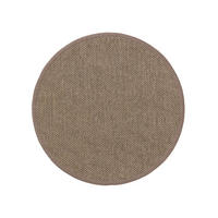 SISALTEPPICH Greta Grau ø 150 cm rund - Grau, Textil (150/150cm) - benuta Pure