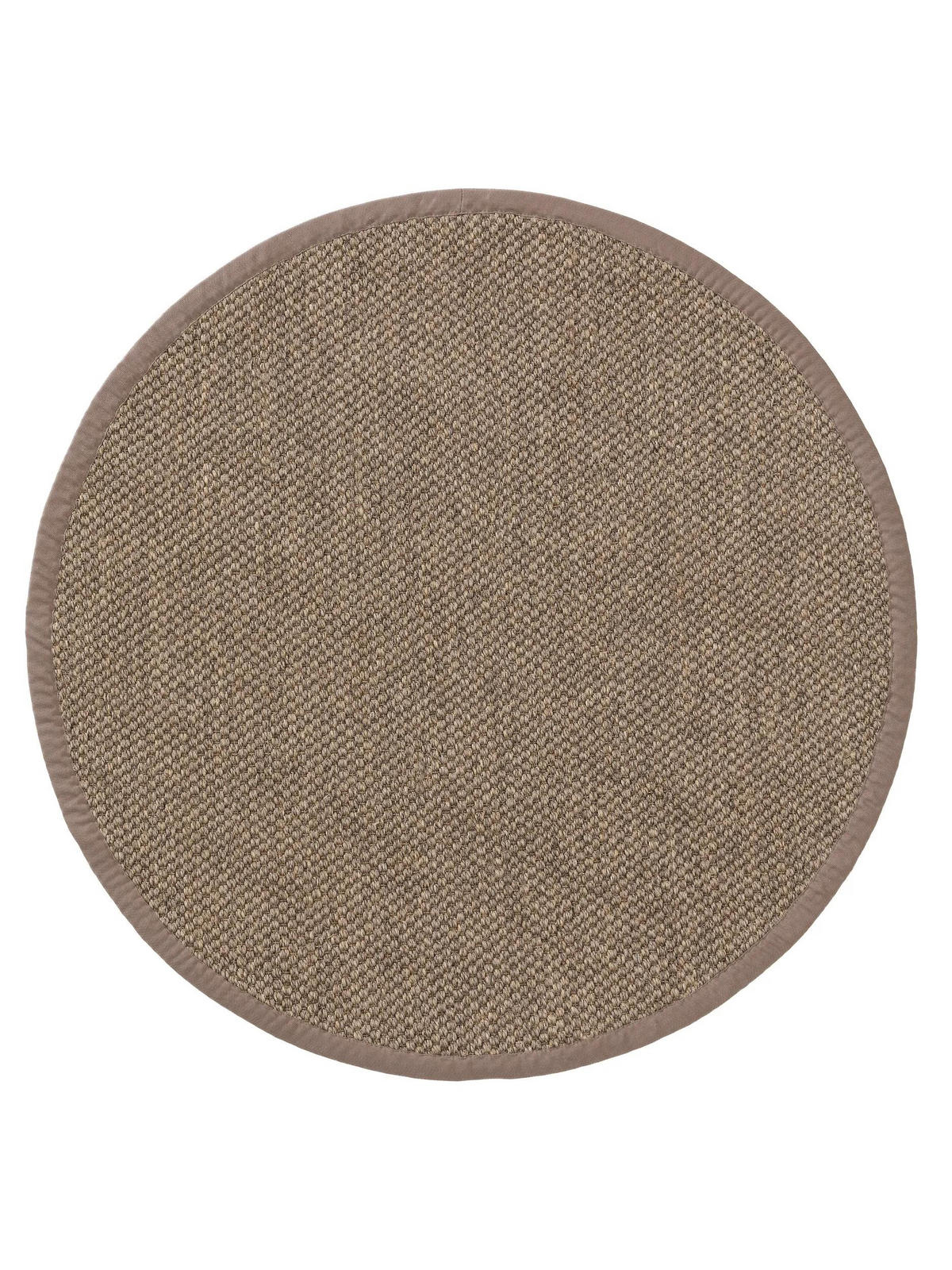 SISALTEPPICH Greta Grau ø 150 cm rund - Grau, Textil (150/150cm) - benuta Pure