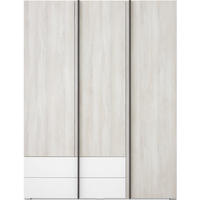 DREHTÜRENSCHRANK BERGAMO 150/195/50cm 3-türig Eichefarben - Eichefarben, Holzwerkstoff (150/195/50cm) - MASSENO